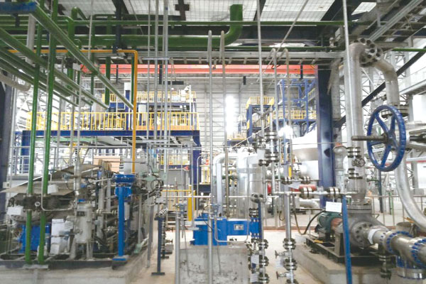 清華核能院國家重大專項高溫氣冷堆示范電站——主氦風(fēng)機試驗回路項目 該項目是我公司制造、安裝總承包項目，現(xiàn)已安裝完畢，氦檢密封試驗一次成功